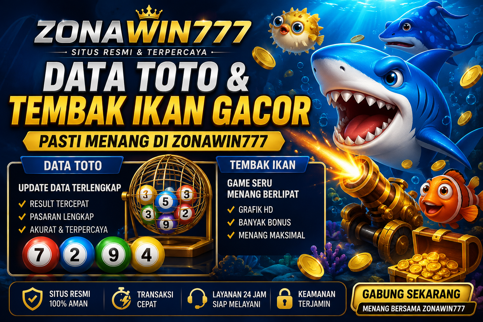 ZONAWIN777 Situs Gacor Angka Akurat TOTO 4D Terbesar Diasia Dijamin Gampang Menang